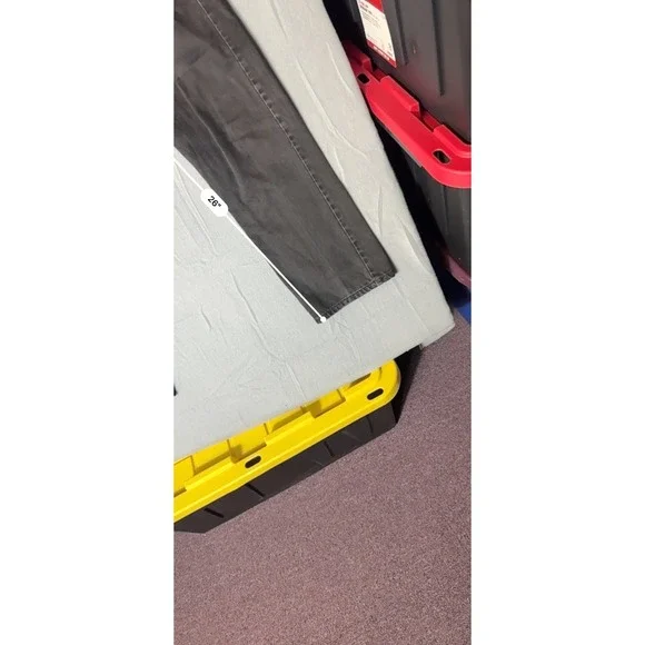 Levis 505 Regular Fit Jeans Mens 31x30 Faded Black Straight Leg Denim - Picture 7 of 8